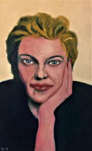פורטרט, שמן על בד, 40/50, 2017